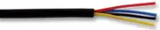 Cable-Core Alarm Cable Black 4 Core Burglar Security System Wire Per 50 metres 50m