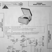Steelman Models 4A29 4A29-1 Portable Phonograph SAMS Photofact ™ 1959 - New