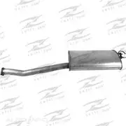Redback Mufflers Bolt-On to suit Ford Falcon Ba, BF 4.0L Ute Centre Muffler Assembly - M4875