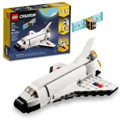 LEGO Creator 3 in 1 Space Shuttle Toys - Space Toys Building Set for Boys & Girl