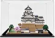 Acrylic Display Case for Lego 21060 Architecture Himeji Castle Figure Storage Box Dust Proof Glue Free