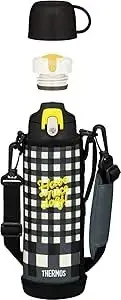 Thermos Water Bottle thermos 2 way bottle 1.0L /1.03L Black check FJJ-1000WF BKC
