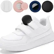 [SkyArmor] AirTag Holder for Kids Shoelaces, Hidden Wear Resistant Silicone Air Tags Case Cover for Children Shoes Shoestring Accessories for Toddler Child
