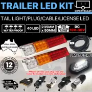 Pair of 40 LED Trailer lights Kit, LED Tail light, truck, caravan, UTE, camper