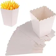 Pack of 50 Popcorn Paper Box, Small Bags Candy Bar Box, Popcorn Container, Popcorn Bags, Cardboard Candy Box, Popcorn Bags for Party Snacks, Film Night, Sweets, Popcorn