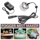 12 LED Ultrasonic Mist Maker Light Fogger Water Fountain Pond + Power Adapter