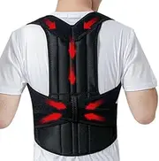 Women Men Spine Back Support Belt Brace Shoulder Orthopedic Postural Protector Lumbar Corrector Corset