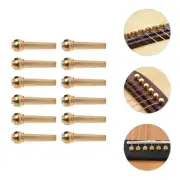 12 Pcs Guitar String Nails Acoustic Accessories Parts Replacement