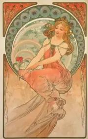 The Arts By Alphonse Mucha Painting Vintage Art Paint By Numbers Kit DIY Decor