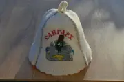 Sauna Hat, Sauna hat wool Sauna Felt bath accessories Head protection steam room