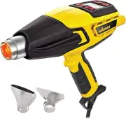12 Temperature Settings Heat Gun - FURNO 500 with Two Nozzles & Safety Features