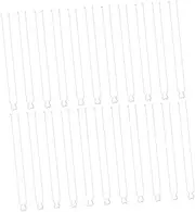 BIUDECO 60Pcs Durable Glass Pipette Droppers for Liquid Transfer Reusable Dispensing Tool for Essential Oils Practical Safe Material for Home Use