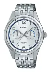 Casio Standard Analog Silver Dial Quartz Dress Men's Watch MTP-E340D-7AV