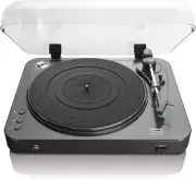 Lenco Turntable with Direct Encoding and Bluetooth, Black