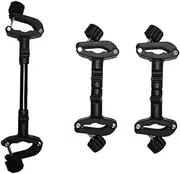 HAPINARY Dual Stroller Pram Connector Kit Connect Two Carts for Lightweight Portable Design