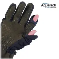 在飛比找Yahoo!奇摩拍賣優惠-又敗家@美國AquaTech可露指保暖防寒手套#1752防寒
