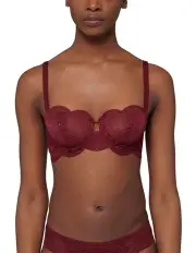 [Simone Perele] Karma Half Cup Bra in Wine