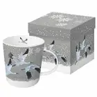 Paperproducts Design - 13.5 oz. Mug - Snowfall Cranes