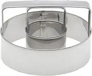Mrs. Anderson’s Baking Donut Cutter with Handle, Stainless Steel, Makes 3-Inch Donuts