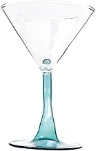 Elegant 210ml Green Tea-Colored Highball Goblet Martini Glass Cocktail Cup for Wine Lovers
