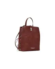Desigual Embossed Floral Backpack Model DE16019500140 Women Brown