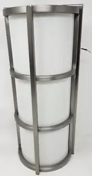 Oxygen 2-712-224 LEDa 2x13W Outdoor Lantern Sconce Satin Nickel