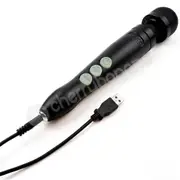 Doxy Rechargeable Die Cast 3R Matte Black Vibrating Massager Wand