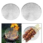 Round Barbecue Net BBQ Mesh Grill Easy Clean BBQ Tool for Camping Party Home
