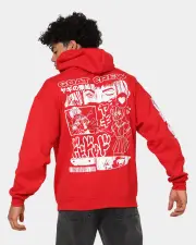 [Goat Crew] Goat Crew Niseko Hoodie Red - Size L L Red