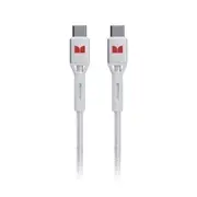 Monster USB-C to USB-C Braided Cable - White 1.2m