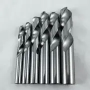 10pcs Set of Solid Carbide Drill Bit 1mm-10mm Each Size 2-Flute Straight Shank