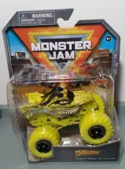 Monster Jam Yellow Dragon Monster Truck, 1:64 Scale, Series 36, NEW