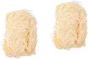 TOVINANNA 2 Pcs Box Box Decorative Fillers Paper Pleated Wide Uses for Packaging