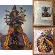 NEW Design Works 2014 Plastic Canvas Kit NIP Halloween Witch Unopened Package