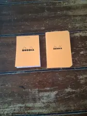 2 Rhodi Note Books Graph Paper 5x5. 3x4.7