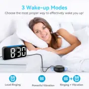Super Loud Alarm Clock with Bed Shaker for Heavy Sleeper Dual Vibrating Alarm