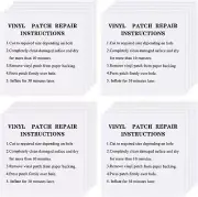 20PK Self-Adhesive Peel & Stick Vinyl Repair Patch for Inflatable Pool and Toys