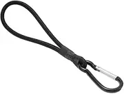 Huvqianu Bungee Cords with Carabiner Hooks,Outdoor Carabiner Bungee Cords with Hooks | Camping Tent Fastening System for Hand Cart Tarps RV Mountaineering Trekking Hiking