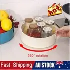 Kitchen Rotating Spice Condiment Storage Rack Bathroom Swivel Tray OrganizCE