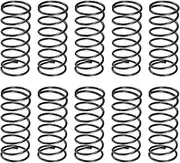 uxcell 20Pcs Compression Spring, 15mm OD, 1.2mm Wire Size, 35mm Free Length, Spring Steel Construction Extended Mechanical Compression Springs for Shop and Home Repairs, Black