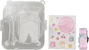 Instant Camera Case for Fujifilm Mini 12, Protective Cover Case for Instant Mini 12, Custom Case with Stickers, Detachable Adjustable Shoulder Strap, Gifts