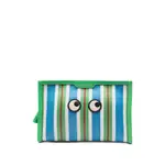 [Anya Hindmarch] Anya Hindmarch Striped Eye Make Up Bag ONE SIZE GREEN/BLUE