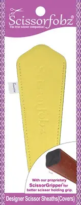 SCISSORFOBZ Designer Scissors Sheath Cover Single large Lemon Yellow Color