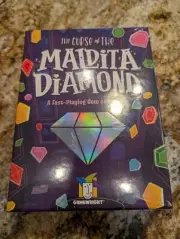 Gamewright Cardgame Curse of the Maldita Diamond, New In Shrink Wrap