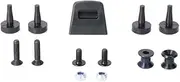 Adapter Set for Adventure Rack Under GIVI Kappa Monokey Central Trunk SW-MOTECH Black