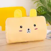 Hugging Soft Hand Stuffed Plush Doll Back Cushion Ornament For Little Brown Bear