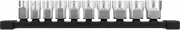 Milwaukee 48229503 - Socket Set On Rail 3/8" Drive 10 Piece Metric