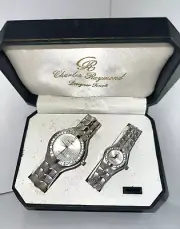 Charles Raymond Quartz "His & Hers" Quartz Water Resistant Watch Set