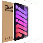 Shockproof Bubble-Free Glass Screen Protector for iPad Mini 6th. 8.3inch/12.9''