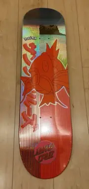 Pokemon × Santa Cruz Skateboard Deck NEW Magikarp Rare 68